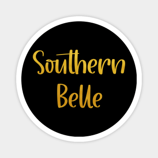 Southern Belle — Gold Lettering Magnet